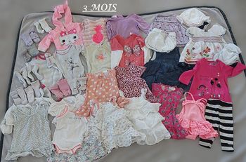 lot fille 3 mois la halle
