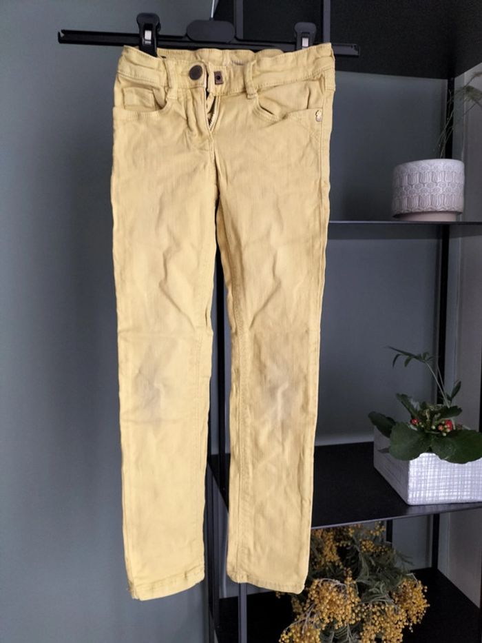 Pantalon skinny jaune