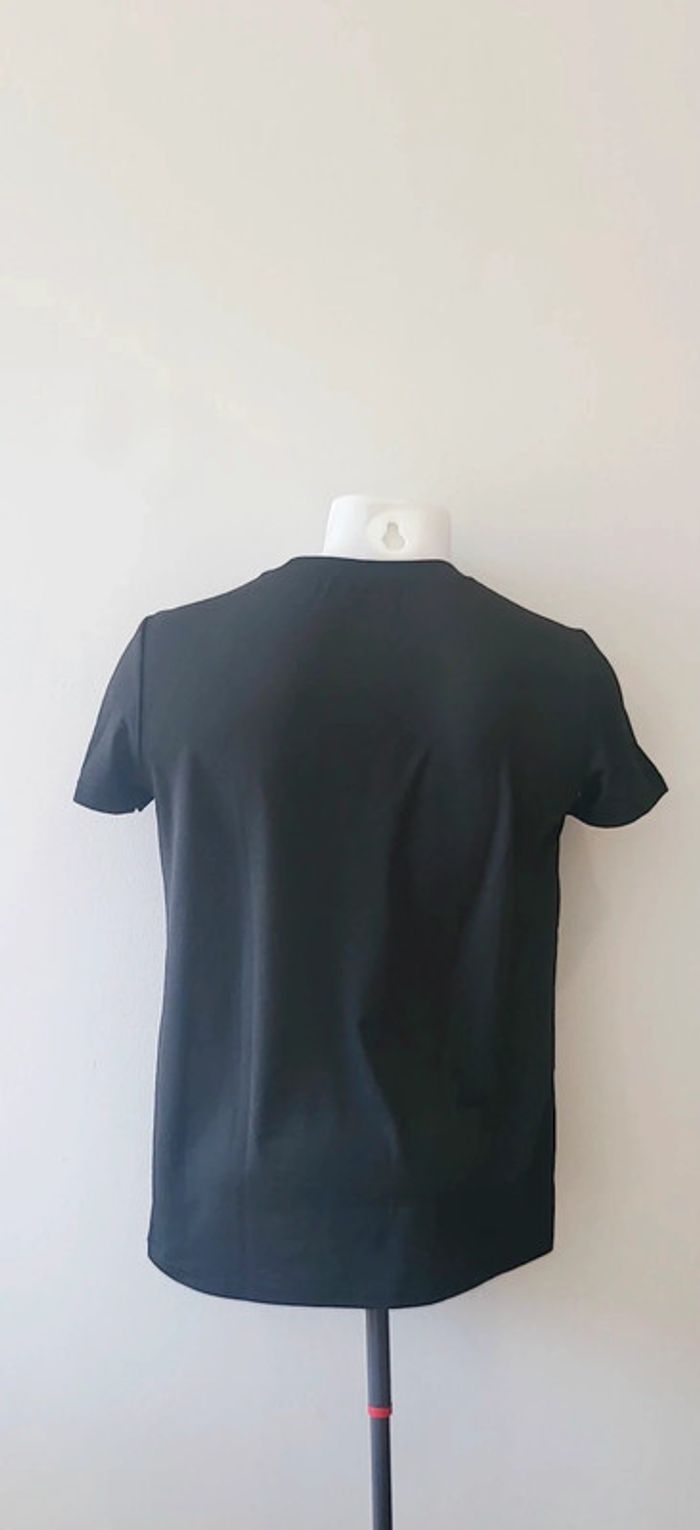 T-shirt noir motif cerises scintillant - photo numéro 2