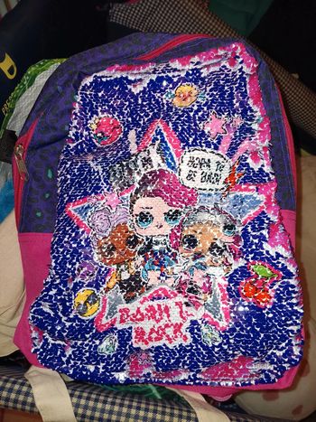 Sac à dos l.o.l surprise avec sequins réversible