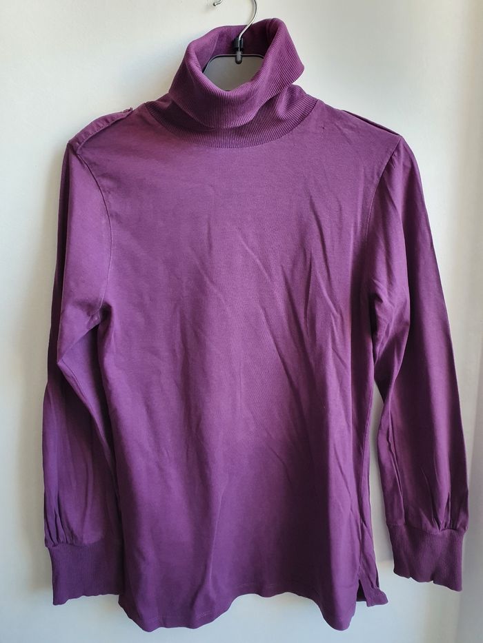 Pull col roulé femme M