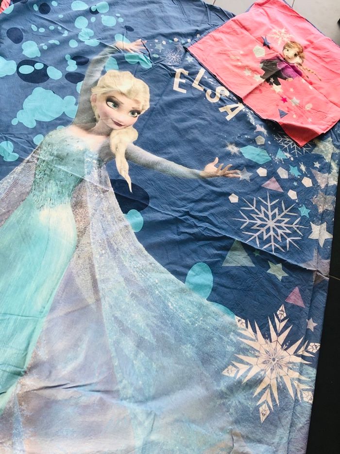 Parure de drap lit 1 place enfant fille disney coton - photo numéro 5