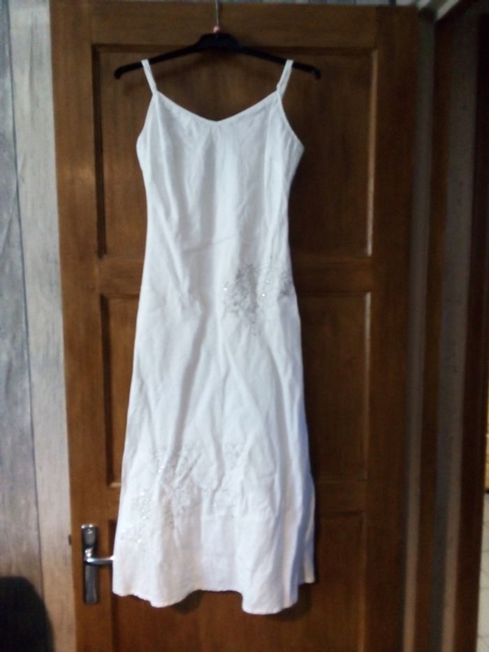 robe etam 100% lin