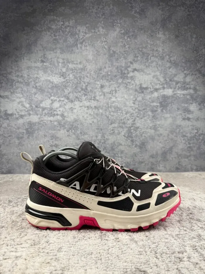 Salomon ACS+ Heritage - Black & White & Pink - photo numéro 3