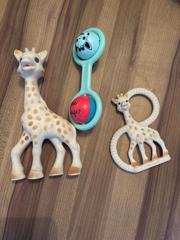 Lot de 3 jeu Sophie la girafe 