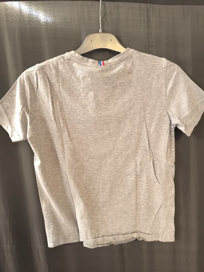 313222 tee-shirt MC gris garçon 12 ans Le coq sportif - photo numéro 2