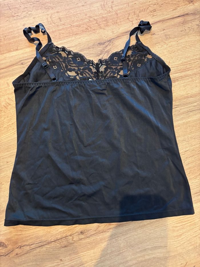 Débardeur dentelle noir femme Tout simplement taille M - photo numéro 2