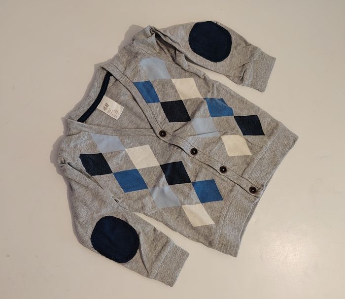 Lot de deux gilets garçon 6/9 mois H&M - photo numéro 3