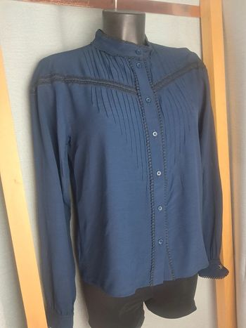 Balzac chemise blouse marine T . 36/38