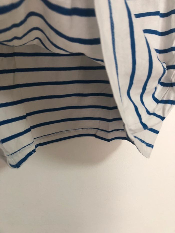 Superbe beau t-shirt marinière 3 suisses taille 38/40 - photo numéro 7
