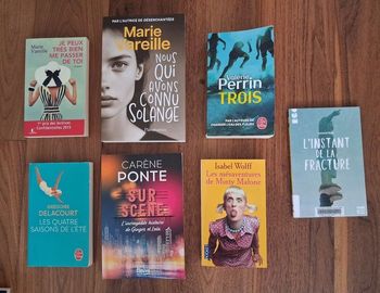 Lot de 6 romans dont 2 de Marie Vareille 