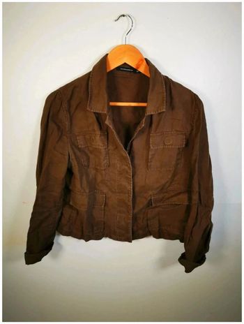 C34 veste marron Monoprix 40