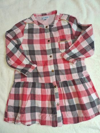Robe a carreaux fille
