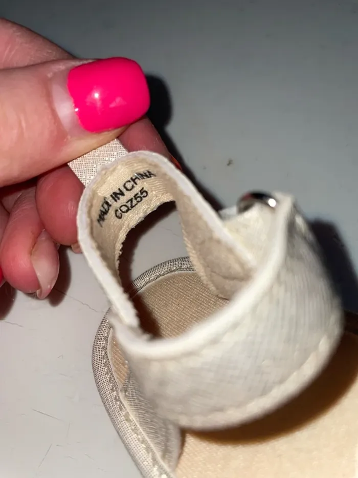 chaussure nu pied dorée - photo numéro 5