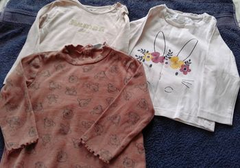 Lot de 3 tee-shirts manches longues