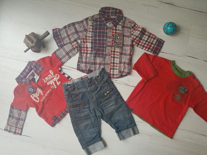 Lot de 4 articles catimini garçon 6mois