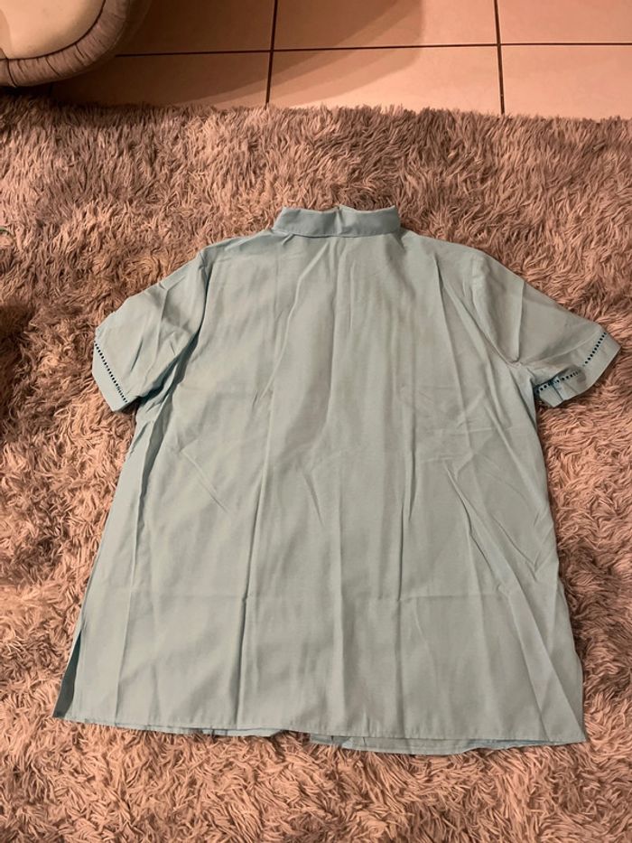 Chemise bleu ciel femme - photo numéro 3