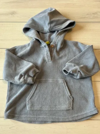 Sweat velour bleu tape à l’œil 36 mois