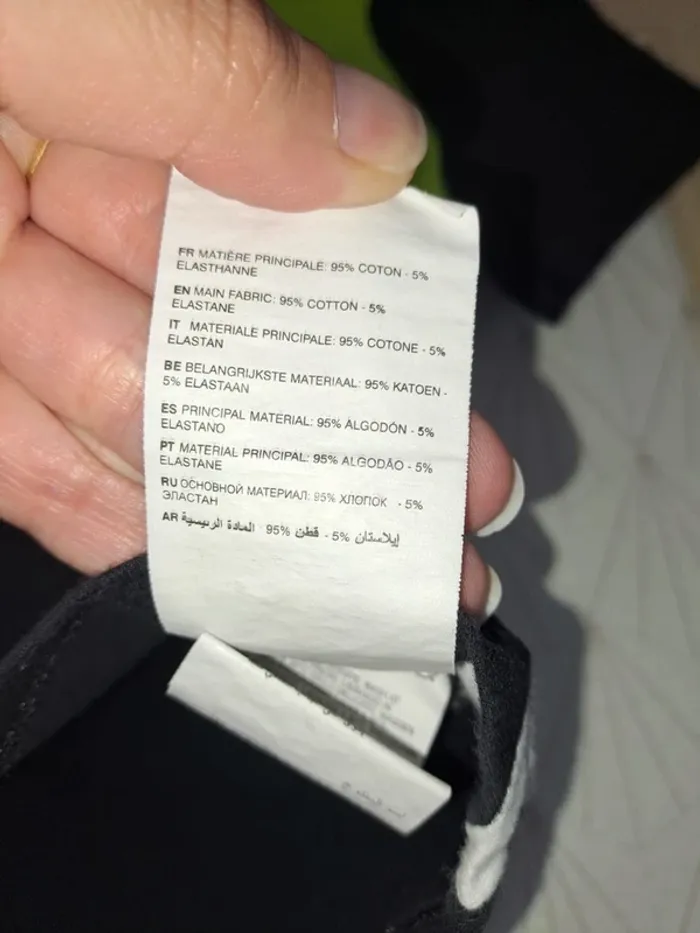 T-shirt Fitness femme XS Jennyfer noir jaune blanc tbe - photo numéro 5