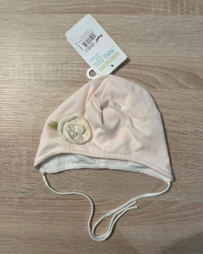 Bonnet naissance fille