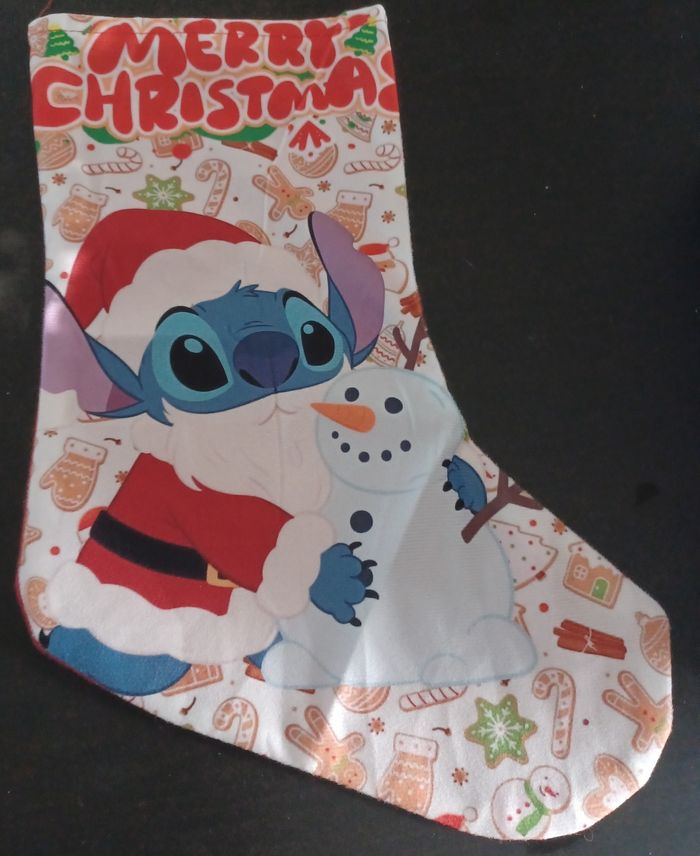Chaussette de Noël stitch 🎅