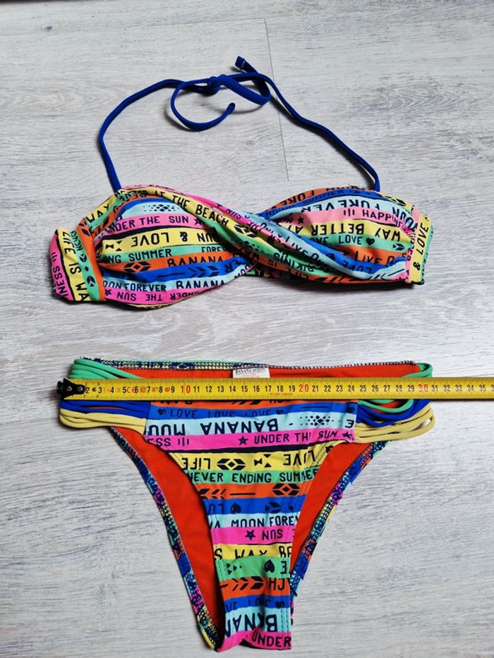 Maillot de bain bikini 2 pièces Banana Moon taille 36 - photo numéro 3