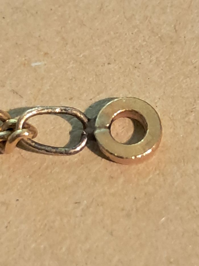 Ancienne gourmette art déco up cyclee - photo numéro 7