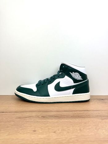 Basket Sneakers Homme Nike Jordan 1 Mid White Oxidized Green - 44.5 EUR - Neuve