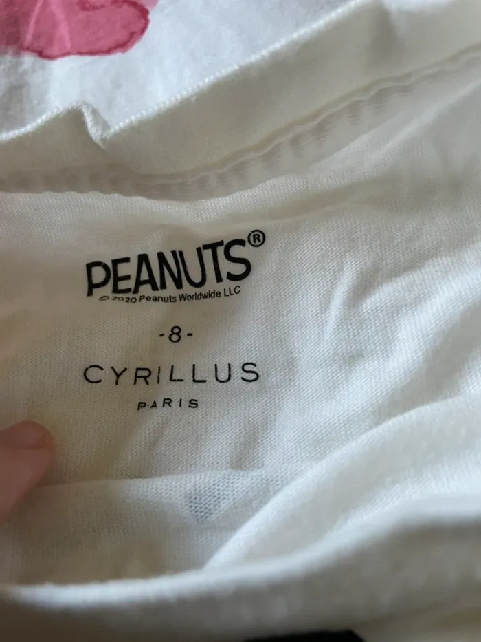 T-Shirt Snoopy Peanuts Cyrillus Garçon - photo numéro 3
