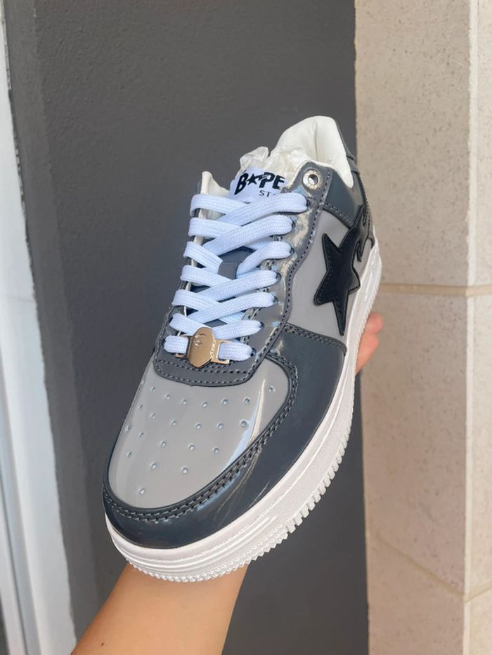 Baskets A Bathing Ape BAPE Sta Low Noir et blanc - photo numéro 7