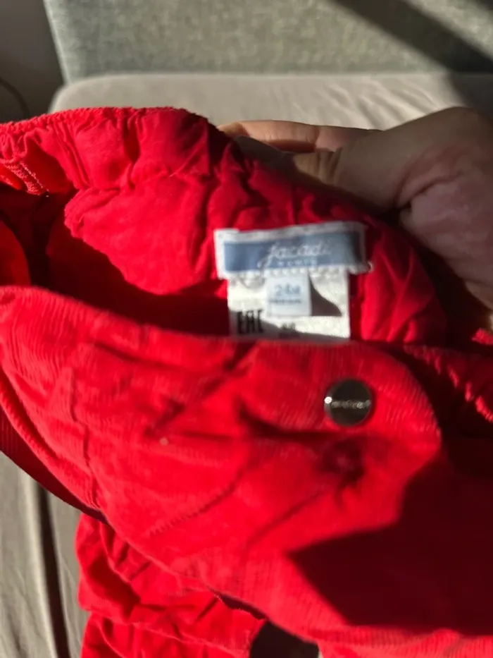 Pantalon en velours Jacadi 24m - photo numéro 3
