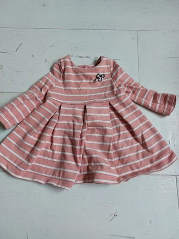 Robe à rayures rose Sergent Major Taille 6 mois