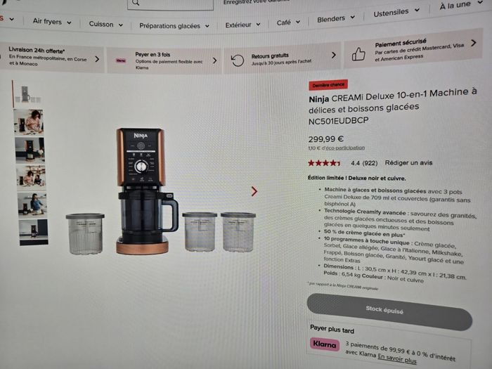Ninja Creami  10 en 1 - photo numéro 5