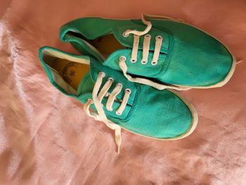 sneaker toile verte t 36