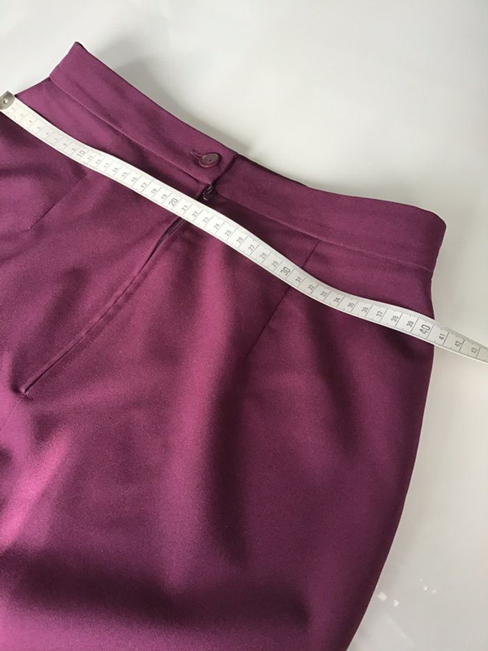 Jupe de tailleur bordeaux - photo numéro 4