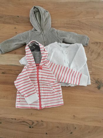 Lot de 3 vestes