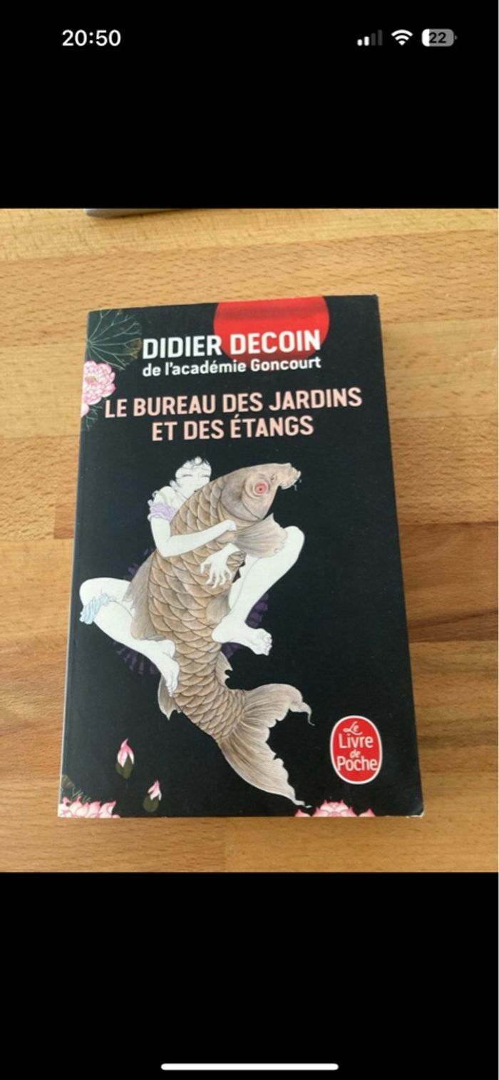 Le Bureau des jardins et des étangs de Didier Decoin