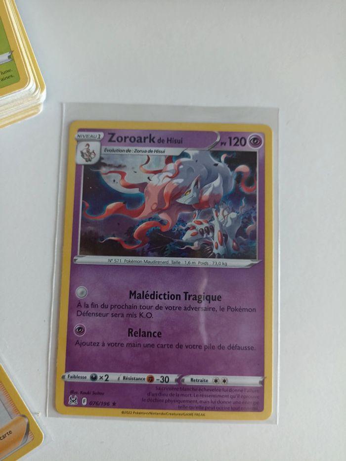 Lot 34 cartes Pokémon origine perdu - photo numéro 3