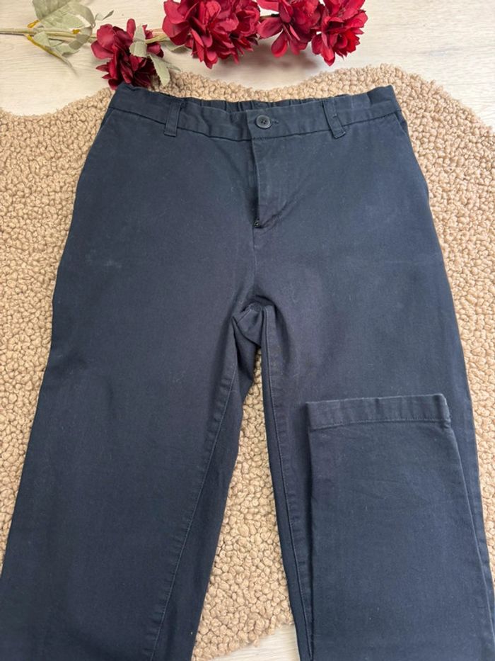 Chino bleu marine taille XS femme - photo numéro 2