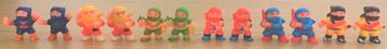12 Figurines Ninja Soma - Vintage 1986