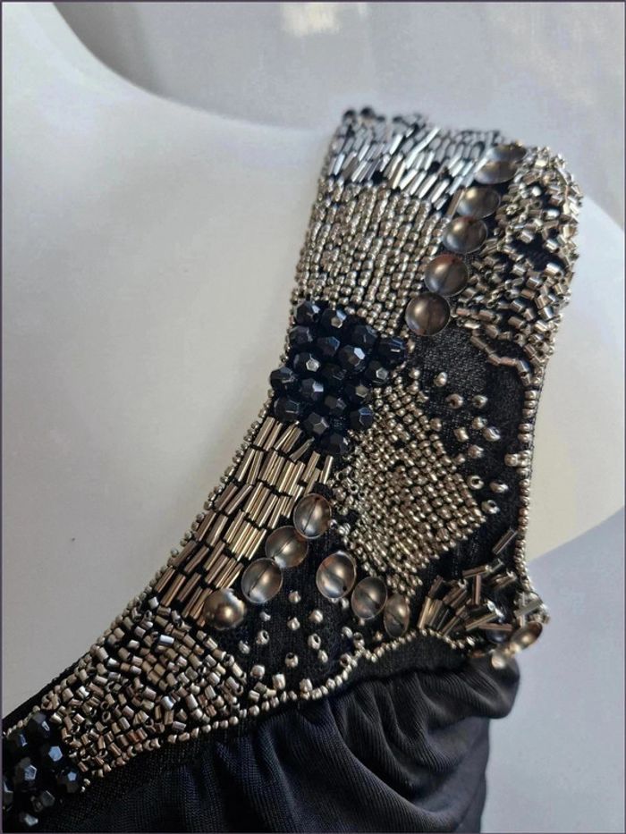 Magnifique robe de soirée noire sexy - Taille S - Bitter Sweet - photo numéro 4