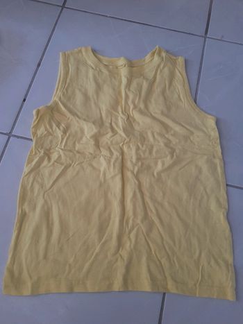 Debardeur jaune 10ans