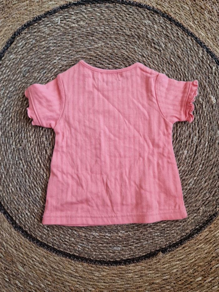 Joli tee-shirt manches courtes la compagnie des petits taille 6 mois - photo numéro 2