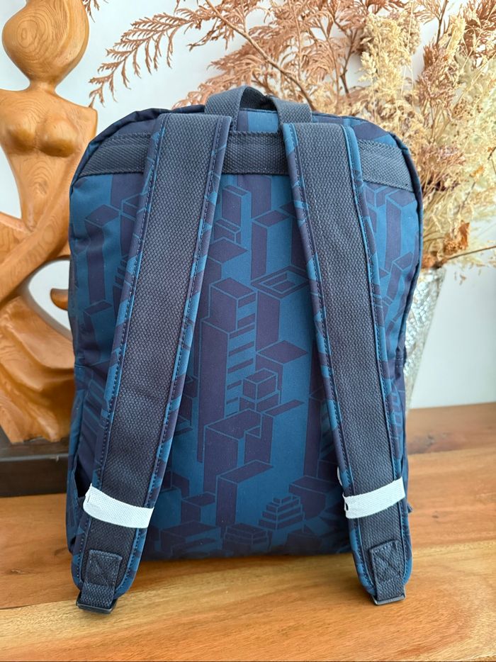 Cartable sac à dos Kipling Emery Building bleu marine neuf - photo numéro 5