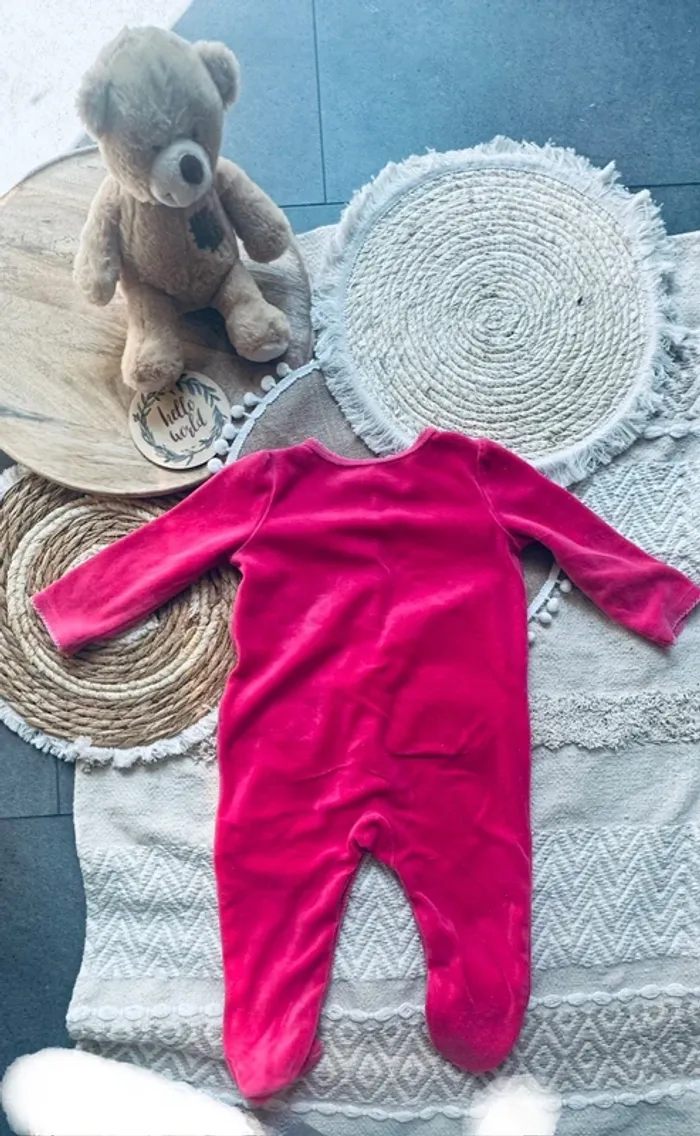 Pyjama velours DPAM 18M - photo numéro 3