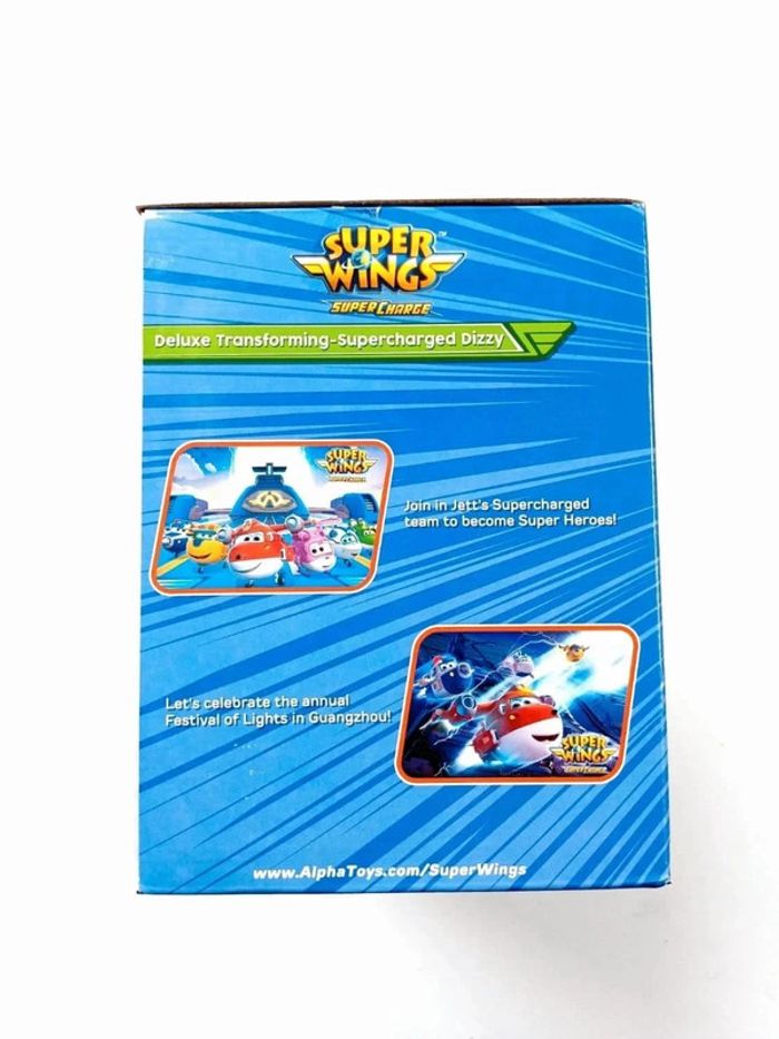 Figurine Super Wings Deluxe Transforming Supercharged Dizzy avec lumière et son 22x21cm - photo numéro 5