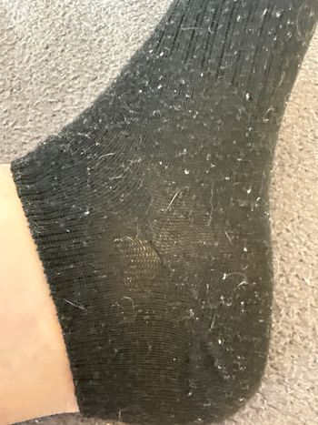 Chaussettes blanches / noires