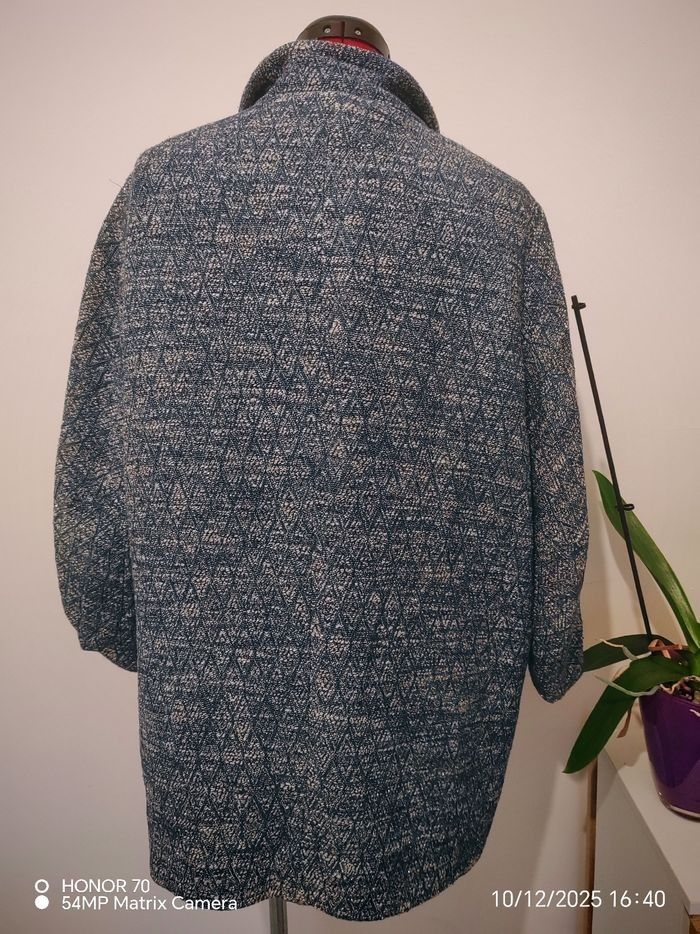 Veste jacquard loose mayerline - photo numéro 7