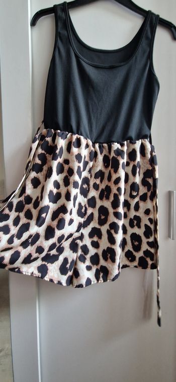 Combi short imprimé panthère