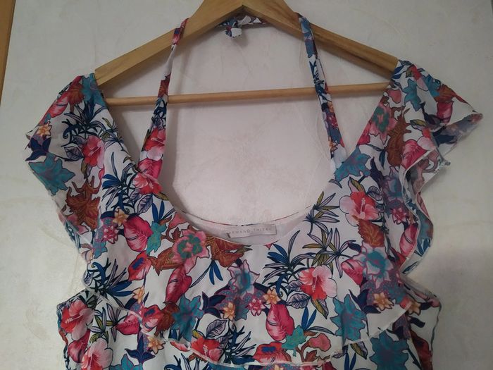 Robe été fleuri avec bretelles Armand Thierry - photo numéro 3